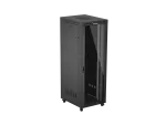 SZAFA INSTALACYJNA RACK STOJĄCA 19" 47U 800X1000 CZARNA DRZWI PRZESZKLONE LCD LANBERG (FLAT PACK) V2