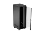 SZAFA INSTALACYJNA RACK STOJĄCA 19" 47U 800X1000 CZARNA DRZWI PRZESZKLONE LCD LANBERG (FLAT PACK) V2