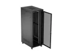 SZAFA INSTALACYJNA RACK STOJĄCA 19" 47U 800X1200 CZARNA DRZWI PERFOROWANE LCD LANBERG (FLAT PACK) V2