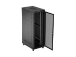 SZAFA INSTALACYJNA RACK STOJĄCA 19" 47U 800X1200 CZARNA DRZWI PERFOROWANE LCD LANBERG (FLAT PACK) V2