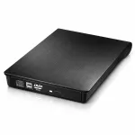 Qoltec Zewnętrzny Napęd Nagrywarka Odtwarzacz płyt CD DVD | USB 3.0 | Czarny