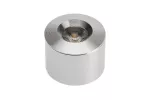 OPRAWA LED MERLIN Z DYSTANSEM, 3W, POWER LED, CIEPŁY BIAŁY, 700mA, PRZEWÓD 1,5m ZE ZŁĄCZKĄ, ALUMINIUM