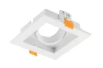 SUFITOWA OPRAWA PUNKTOWA RUBIO, 102x102mm, IP20, KWADRATOWA, POJEDYNCZA, BIAŁA