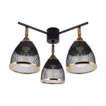 Oprawa sufitowa LORAS E27 3Y BLACK/GOLD