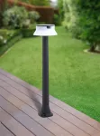 Oprawa ogrodowa Solar JOSEPHA Fumagalli Moduł LED z czujnikiem ruchu PIR 4000K 280lm OPAL REFL. 800 mm IP 55 czarny / tworzywo sztuczne