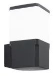 Oprawa elewacyjna VIRGILIO APPLIQUE OPAL Fumagalli E27 A60 LED CCT 11W 3000K/4000K/6500K SET IP55 230V czarny / tworzywo sztuczne