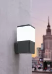 Oprawa elewacyjna VIRGILIO APPLIQUE OPAL Fumagalli E27 A60 LED CCT 11W 3000K/4000K/6500K SET IP55 230V czarny / tworzywo sztuczne