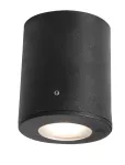 Oprawa elewacyjna FRANCA 90 FROSTED Fumagalli GU10 LED CCT 4,8W 90 mm 2700K/4000K SET IP55 230V czarny / tworzywo sztuczne