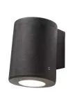 Oprawa elewacyjna FRANCA 90-1L WALL FROSTED Fumagalli GU10 LED CCT 4,8W 128 mm 2700K/4000K SET IP55 230V czarny / tworzywo sztuczne