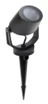 Reflektor ogrodowy wbijany MINITOMMY SPIKE FROSTED Fumagalli GU10 LED CCT 4,8W 2700K/4000K SET IP66 230V czarny / tworzywo sztuczne