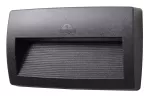 Oprawa elewacyjna LORENZA 270 CLEAR Fumagalli R7S LED CCT 10,5W 260 mm 2700K/4000K/6500K SET IP55 230V czarny / tworzywo sztuczne