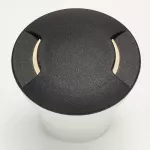 Oprawa najazdowa CECI 120 3L BLACK FROSTED Fumagalli GX53 LED CCT 3W średnica 120 mm 3000K/4000K/6500K IP67 230V czarny / tworzywo sztuczne