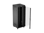 SZAFA INSTALACYJNA RACK STOJĄCA 19" 42U 800X800 CZARNA DRZWI PRZESZKLONE LCD LANBERG (FLAT PACK) V2