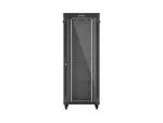 SZAFA INSTALACYJNA RACK STOJĄCA 19" 42U 800X800 CZARNA DRZWI PRZESZKLONE LCD LANBERG (FLAT PACK) V2