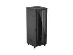 SZAFA INSTALACYJNA RACK STOJĄCA 19" 42U 800X800 CZARNA DRZWI PRZESZKLONE LCD LANBERG (FLAT PACK) V2
