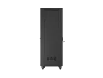 SZAFA INSTALACYJNA RACK STOJĄCA 19" 42U 800X800 CZARNA DRZWI PRZESZKLONE LCD LANBERG (FLAT PACK) V2