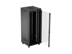 SZAFA INSTALACYJNA RACK STOJĄCA 19" 42U 800X800 CZARNA DRZWI PRZESZKLONE LCD LANBERG (FLAT PACK) V2