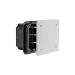 Puszka podtynkowa Pp/t 1 (76x76x52) czarno/biała
