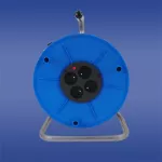 Przedłużacz bębnowy P-ML-50, Ø275, 50mb, 4x230V niebieski