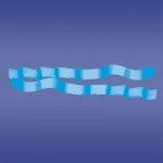 Taśma oznacznikowa i ostrzegawcza TO-8 "niebieska" (195x0,09 - 100mb) niebieska