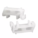 Podstawa Mocująca do Wsporników Montażowych TH (Euroszyny) PMTH, na zatrzask, otwór na wkręt biała