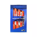 Zestaw wkrętaków dla elektryka 1000V 8 elem. Czerwone