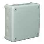 Puszka n/t 118x118x46 IP55 8-wl z osł. popiel VP 052-03 szara