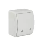 Łącznik krzyżowy podświetlany VW 154-51 n/t IP44 biały