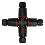 Złączka Kablowa SZPN 295X-4T, (5x1,5), czwórnik, IP68 czarna