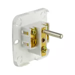 Gniazdo natynkowe pojedyncze GNBP250, białe, 2P+Z, 250V, 16A, IP20