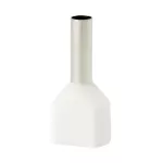 Końcówka tulejkowa izolowana HI 2x2,5/10-bi biała (100 szt.) Al/Cu