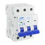 Wyłącznik nadprądowy, 6kA, C, 3-biegunowy, 20A OCB/C20/3P biały
