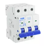 Wyłącznik nadprądowy, 6kA, C, 3-biegunowy, 25A OCB/C25/3P biały
