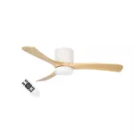 Wentylator sufitowy METAL+DREWNO 53W ( 18W+35W) 1350LM, 25m2, CCT, 43dB