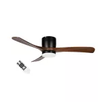 Wentylator sufitowy METAL+DREWNO 53W ( 18W+35W) 1350LM, 25m2, CCT, 43dB