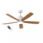Wentylator sufitowy METAL+ABS 53W ( 18W+35W) 1980LM, 35m2, CCT, 45 dB