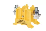 Złączka szynowa 2-przewodowa wielkoprądowa 16-95 mm2 zaciski do żył z końcówką kablową żółty ZWaK-K120 A11-1911