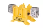 Złączka szynowa 2-przewodowa wielkoprądowa 16-95 mm2 zaciski do żył sektorowych V-klema żółty ZWaV-V120 A11-1931