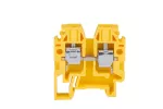 Złączka szynowa 2-przewodowa MINI na TS/TH15 żółty ZUGM-4 A11-4221