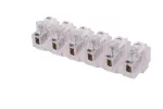 Złączka gwintowo-wsuwkowa 6-torowa 4 mm2 LZW-B4/6 bezbarwna A12-4660