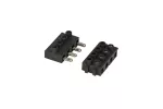 Złączka + wtyczka 4-torowa 2,5 mm2 GP2,5+WP2,5 czarny A12-6303