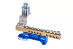 Zacisk ochronny 1x35mm 1x16mm 3x10mm 5x4mm niebieski ZO-2111 A14-2236