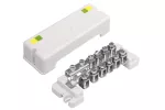 Szyna wyrównawcza do wyrównania potencjału 10x4-35mm2, 1x 30x4mm bednarka SWP-G1 A14-6108