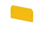 Płytka skrajna do złączek ZUG-G/B ZUG-G/D żółty PSUB-4 A41-2101