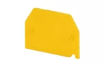 Płytka skrajna do złączek ZG-G2,5 i ZG-G4 żółty PS-4 A41-6101