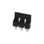 Zwieracz gwintowy 3-torowy do złączek serii ZUG 10mm2 ZKN-10-3 czarny A42-5423