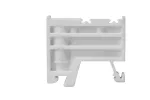 Trzymacz blokada końcowa na szynę TS/TH35 KU-1/35 biały A44-1202