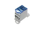 Modułowy blok rozdzielczy odgałęźnik instalacyjny NBD 1-07-80A 4x2,5-6mm2 3x2,5-16mm2 niebieski B13-7118