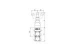 Selektor typu "Joystick" 2-pozycyjny H79 A podtrzymujący B impulsowy 627/J7922 B88-J1223