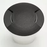 Oprawa najazdowa CECI 120 3L BLACK FROSTED Fumagalli GX53 LED CCT 3W średnica 120 mm 3000K/4000K/6500K IP67 230V czarny / tworzywo sztuczne